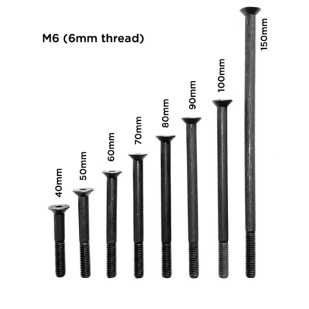 M6 aero bar long mounting bolts