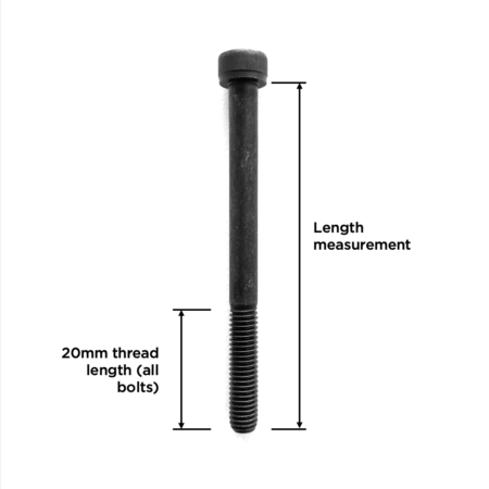 M6 aero bar long mounting bolts
