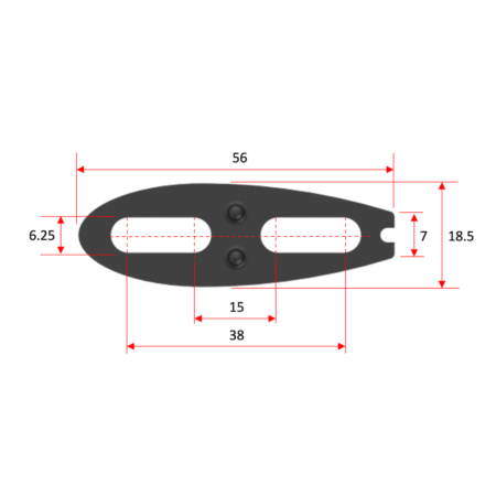 aero bar spacers wedges dimensions