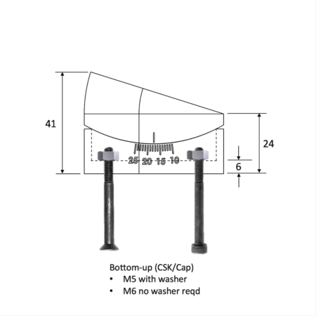 Bottom up bolts