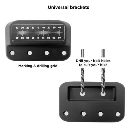 Universal mounting brackets aerobars