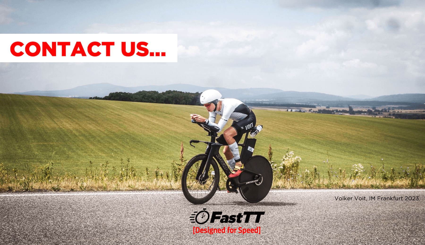 Carbon triathlon aero bars IM frankfurt 2023 Volker Voit